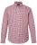 JP1880 Checked Flannel Shirt Long Sleeve Light Red - Hemden - Overhemden Grote Maten Heren