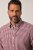 JP1880 Checked Flannel Shirt Long Sleeve Light Red - Hemden - Overhemden Grote Maten Heren