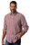 JP1880 Checked Flannel Shirt Long Sleeve Light Red - Hemden - Overhemden Grote Maten Heren