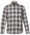 JP1880 Checked Flannel Shirt Long Sleeve Dark Dusty Pink - Hemden - Overhemden Grote Maten Heren