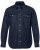 JP1880 Denim Shirt Flexnamic Long Sleeve Navy - Hemden - Overhemden Grote Maten Heren