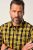JP1880 Checked Shirt Long Sleeve Kent Collar Curry - Hemden - Overhemden Grote Maten Heren