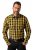 JP1880 Checked Shirt Long Sleeve Kent Collar Curry - Hemden - Overhemden Grote Maten Heren