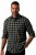 JP1880 Checked Flannel Shirt Long Sleeve Eucalyptus Green - Hemden - Overhemden Grote Maten Heren