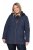 Ulla Popken 841360 Gewatteerd jack Donkerblauw - Jassen - Grote maten jassen voor dames