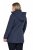 Ulla Popken 841360 Gewatteerd jack Donkerblauw - Jassen - Grote maten jassen voor dames