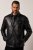 JP1880 Leather Jacket Finest Lamb Nappa Black - Jassen - Grote Maten Herenjassen