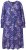 Ulla Popken 841873 Gebloemde midi-jurk Donkerblauw - Midi jurken - Midi-jurken in grote maten