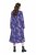 Ulla Popken 841873 Gebloemde midi-jurk Donkerblauw - Midi jurken - Midi-jurken in grote maten