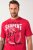 JP1880 T-Shirt Short Sleeve Serpent Red - T-shirts - Grote Maten T-shirts Heren