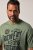 JP1880 T-Shirt Short Sleeve Chest Print Eucalyptus Green - T-shirts - Grote Maten T-shirts Heren