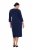 Ulla Popken 841952 Sweatjurk met V-hals Donkerblauw - Kleedjes - Jurken in elke maat