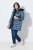 Ulla Popken 842013 Gewatteerd jack Denimblauw - Jassen - Grote maten jassen voor dames