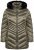 Ulla Popken 842013 Gewatteerd jack Lichtbruin - Jassen - Grote maten jassen voor dames