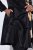 Ulla Popken 842028 Peplum blazer met plooien Zwart - Blazers - Damesblazers in grote maten