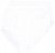 Ulla Popken 842435 Slips met hoge taille 3-pack Wit - Slips - 