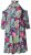 Ulla Popken 842471 Bedrukte midi-jurk Donkerblauw - Midi jurken - Midi-jurken in grote maten