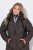 Ulla Popken 842877 Functioneel jack Donkergroen - Jassen - Grote maten jassen voor dames