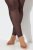 Ulla Popken 842879 Panty legging met dierenprint Donkerbruin - Panty's & sokken - 