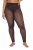 Ulla Popken 842879 Panty legging met dierenprint Donkerbruin - Panty's & sokken - 