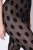 Ulla Popken 842886 Bedrukte panty legging Zwart - Panty's & sokken - 