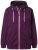 Ulla Popken 843186 Waterafstotende softshell jas met reflectoren Wijnrood - Jassen - Grote maten jassen voor dames