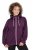Ulla Popken 843186 Waterafstotende softshell jas met reflectoren Wijnrood - Jassen - Grote maten jassen voor dames