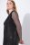 Ulla Popken 843232 Paillettenjurk Grijs - Avondjurken - Grote maten avondkleding