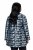 Ulla Popken 843937 Bedrukte gestructureerde blazer Donkerblauw - Blazers - Damesblazers in grote maten
