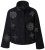 Ulla Popken 844839 Korte jas met sneeuwvlokborduursel Donkerblauw - Jassen - Grote maten jassen voor dames
