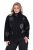 Ulla Popken 844839 Korte jas met sneeuwvlokborduursel Donkerblauw - Jassen - Grote maten jassen voor dames