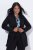 Ulla Popken 844842 Jersey blazer Zwart - Blazers - Damesblazers in grote maten