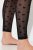 Ulla Popken 844970 Bedrukte panty legging Zwart - Panty's & sokken - 