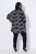 Ulla Popken 844981 Gestructureerde blazer met ronde hals Zwart - Blazers - Damesblazers in grote maten