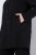 Ulla Popken 845026 Overshirt met zebrastructuur Zwart - Jassen - Grote maten jassen voor dames