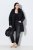 Ulla Popken 845111 Parka Zwart - Jassen - Grote maten dames jassen