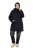 Ulla Popken 845111 Parka Zwart - Jassen - Grote maten dames jassen