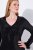 Ulla Popken 845145 Paillettenjurk Zwart - Avondjurken - Grote maten avondkleding
