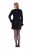 Ulla Popken 845145 Paillettenjurk Zwart - Avondjurken - Grote maten avondkleding