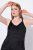Ulla Popken 845152 Mouwloze jurk Zwart - Avondjurken - Grote maten avondkleding