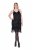 Ulla Popken 845152 Mouwloze jurk Zwart - Avondjurken - Grote maten avondkleding
