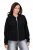 Ulla Popken 845262 Teddy jack Zwart - Jassen - Grote maten jassen voor dames