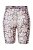 Ulla Popken 845285 Gebloemde anti-schuur shorts Zwart - Anti-schuur shorts - 