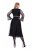 Ulla Popken 845366 Avondjurk met V-hals Zwart - Avondjurken - Grote maten avondkleding