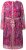 Ulla Popken 845649 Midi-jurk met lange mouwen Bessenrood - Midi jurken - Midi-jurken in grote maten