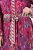 Ulla Popken 845649 Midi-jurk met lange mouwen Bessenrood - Midi jurken - Midi-jurken in grote maten