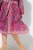Ulla Popken 845649 Midi-jurk met lange mouwen Bessenrood - Midi jurken - Midi-jurken in grote maten