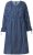 Ulla Popken 845863 Gestreepte jurk met V-hals Donkerblauw - Kleedjes - Jurken in elke maat