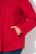 Ulla Popken 846021 Fleece jas Rood - Jassen - Grote maten dames jassen
