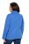 Ulla Popken 846021 Fleece jas Blauw - Jassen - Grote maten dames jassen